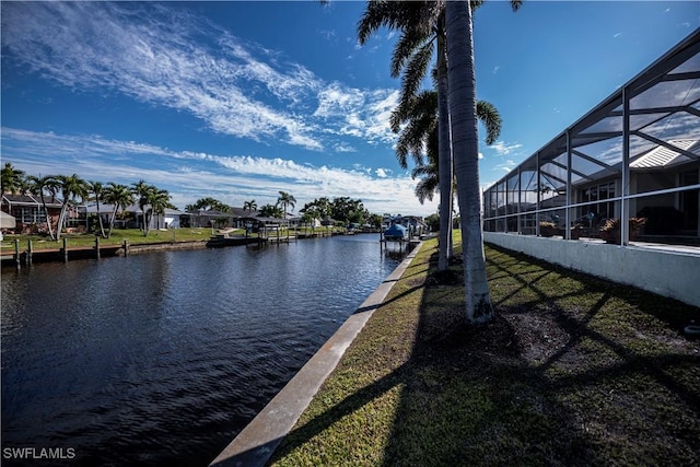 property view of water