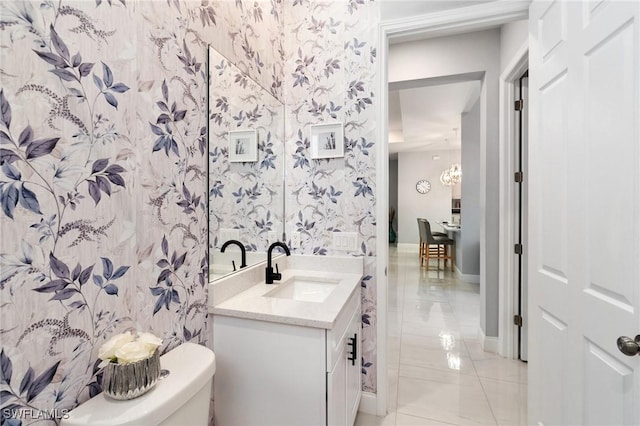 1114 Clayton Ave, Lehigh Acres, FL 33972 - bathroom featuring vanity and toilet