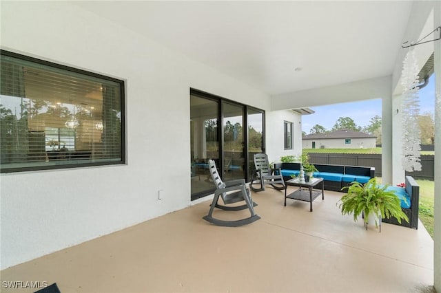 1114 Clayton Ave, Lehigh Acres, FL 33972 - view of patio with outdoor lounge area