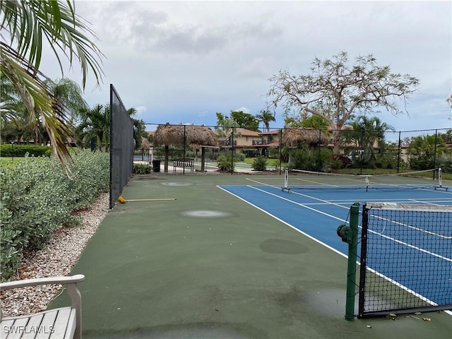 view of sport court