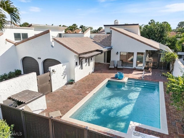 exterior space with a patio