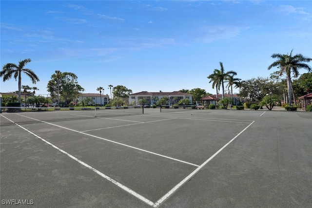 view of sport court