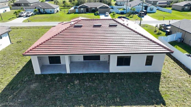 exterior space with a yard and a patio