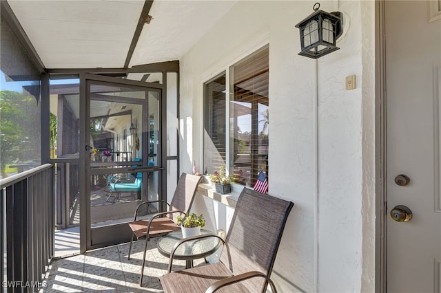 sunroom / solarium with plenty of natural light