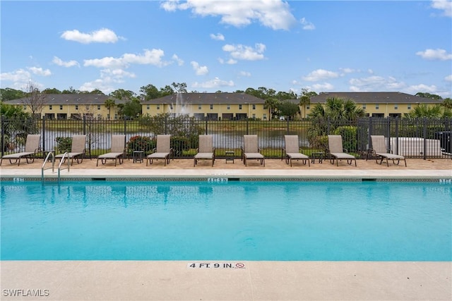 view of pool