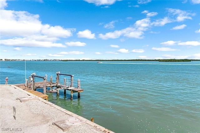 980 Iris Ct, Marco Island, FL 34145 - view of dock featuring a water view
