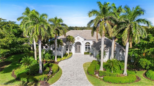 view of mediterranean / spanish house