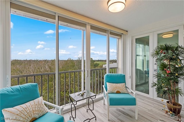 sunroom featuring a healthy amount of sunlight