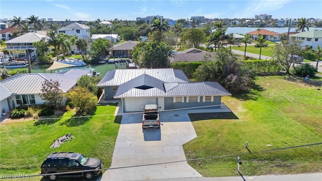 bird's eye view featuring a residential view