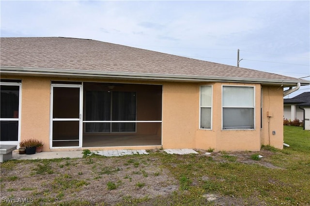 view of rear view of property