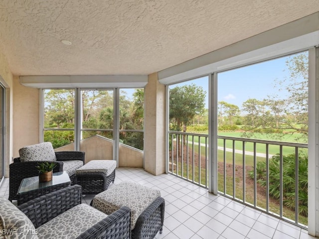 sunroom featuring plenty of natural light