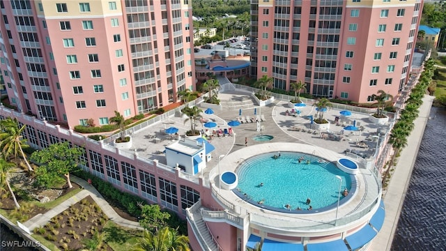 view of pool