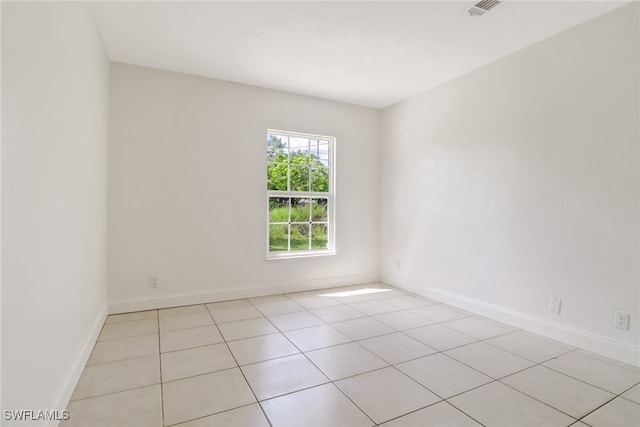 view of tiled empty room