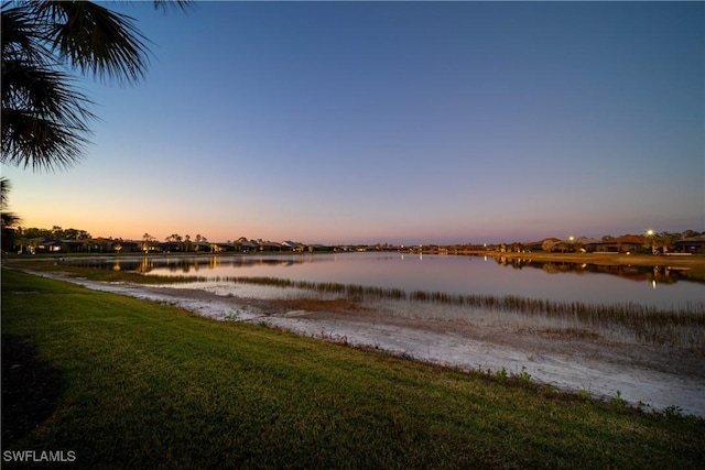 property view of water