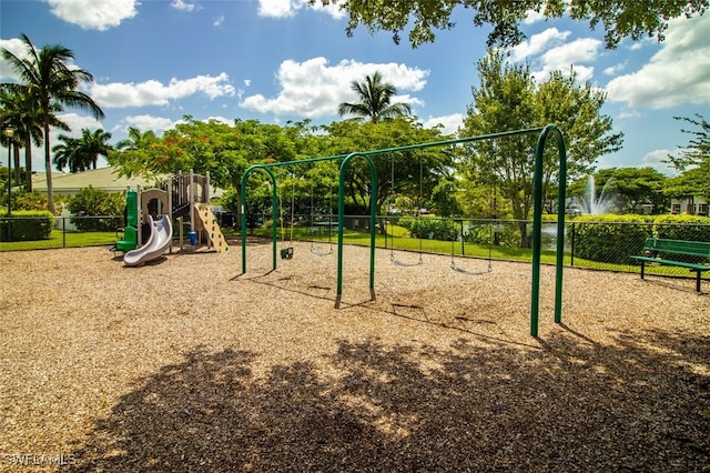 view of communal playground