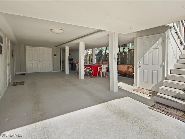 view of patio / terrace featuring a carport