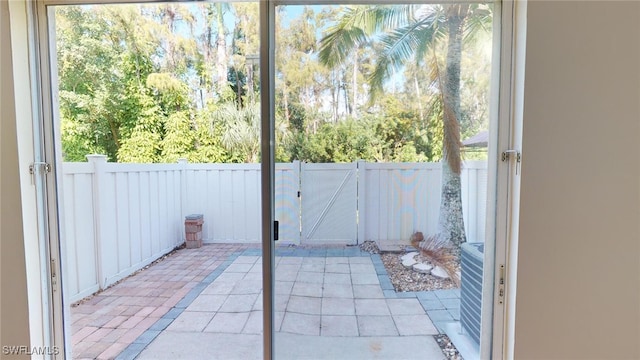 entryway with plenty of natural light