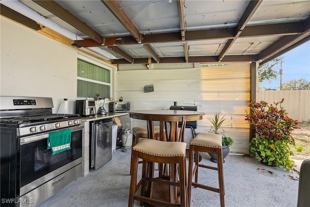 view of patio / terrace featuring area for grilling