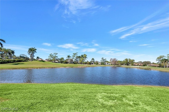 property view of water