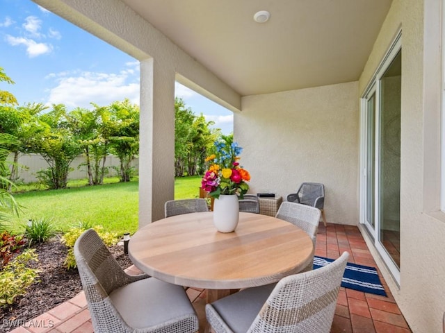 view of patio