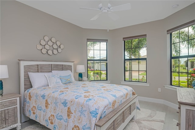 6217 Harmony Dr, Ave Maria, FL 34142 - bedroom featuring baseboards and ceiling fan