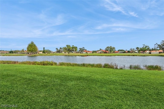 property view of water