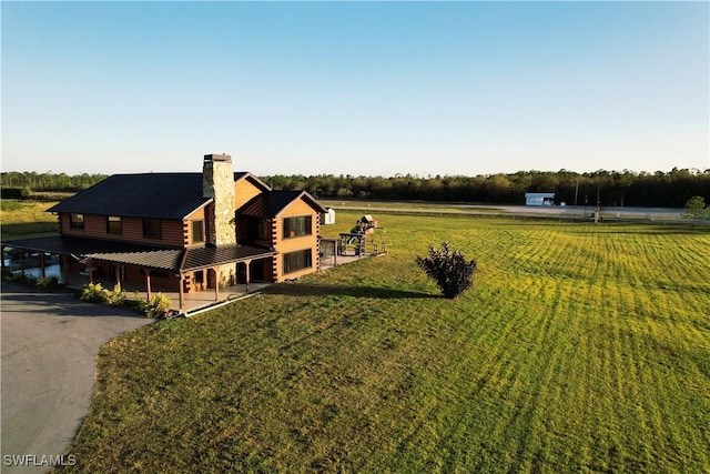 exterior space with driveway