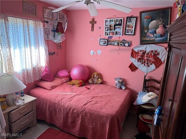 2205/2207 Armour Rd, Lehigh Acres, FL 33973 - bedroom with tile patterned flooring