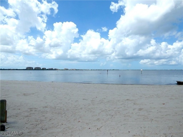 view of water feature