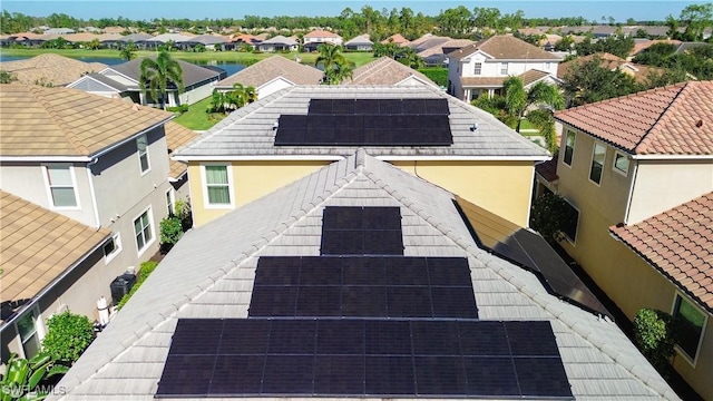 birds eye view of property featuring a residential view