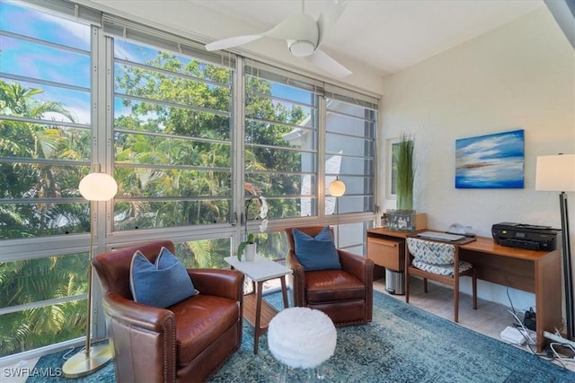 sunroom / solarium featuring a wealth of natural light