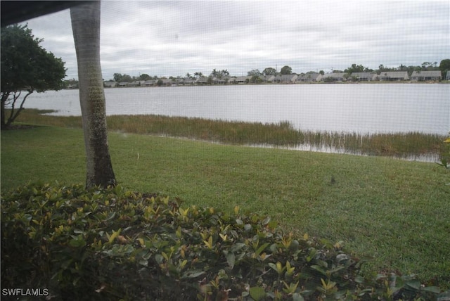 view of water feature