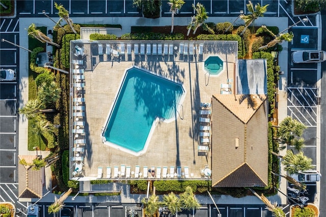 view of pool