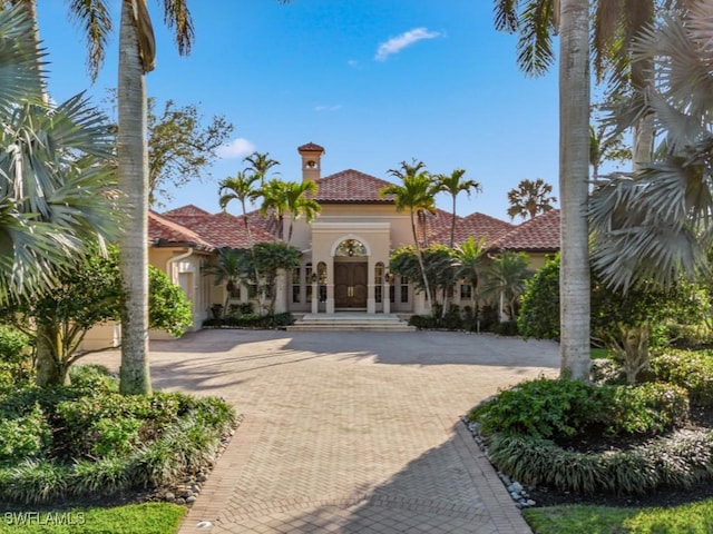 view of mediterranean / spanish home