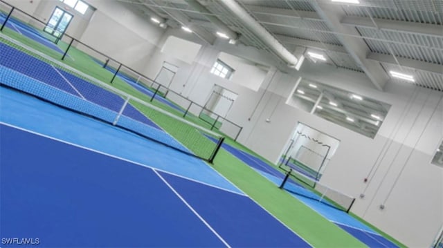 view of sport court