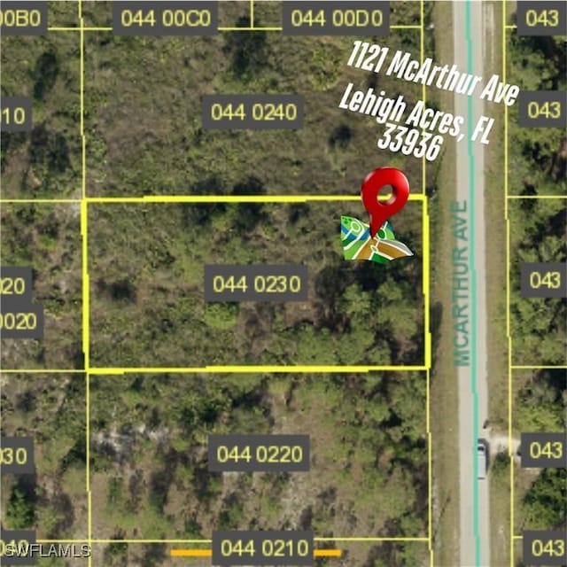 1121 Mcarthur Ave, Lehigh Acres FL, 33936 land for sale