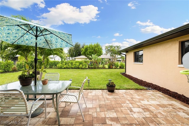 view of patio