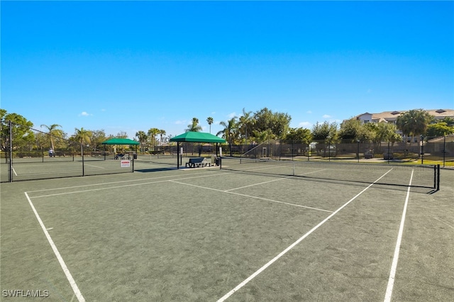 view of sport court