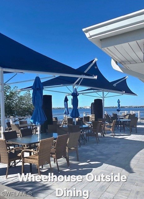 view of patio / terrace with outdoor dining area