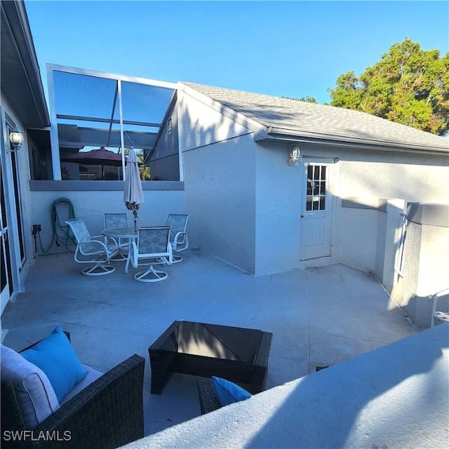 view of patio / terrace with outdoor dining area