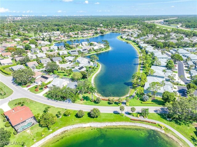 744 Belville Blvd, Naples, FL 34104 - aerial view with a water view