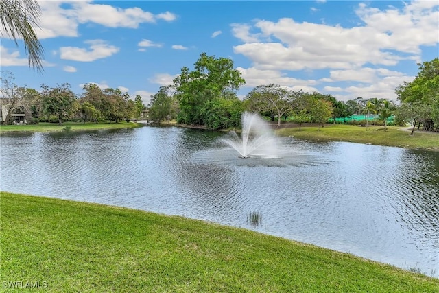 property view of water