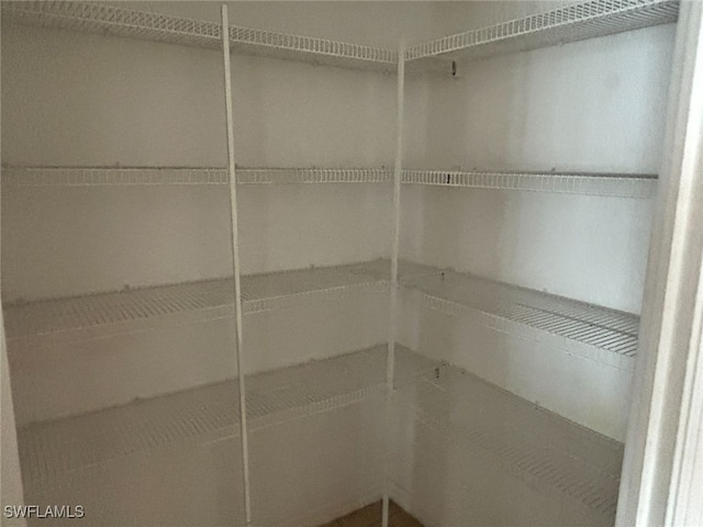 view of pantry