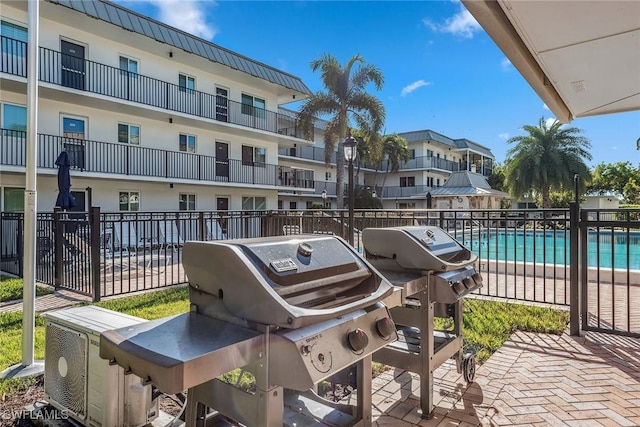 exterior space with grilling area