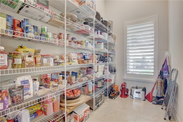 view of pantry