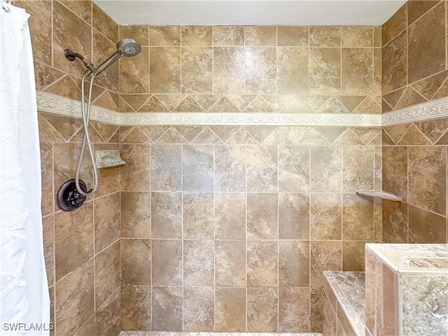 2910 2nd St NE, Naples, FL 34120 - full bath featuring tiled shower