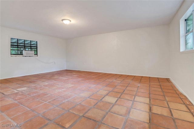 view of tiled spare room