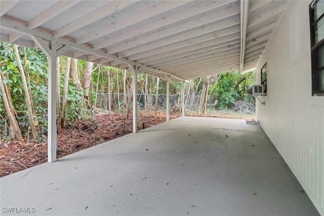 view of patio with cooling unit