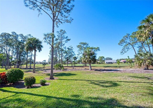 view of home's community featuring a lawn