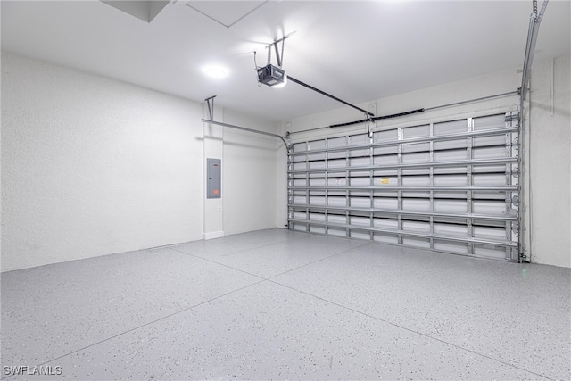3005 28th St SW, Lehigh Acres, FL 33976 - garage with a garage door opener and electric panel